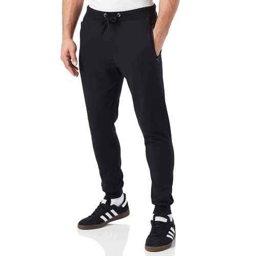 FM London Hyfresh Slim Fit Pantalones Deportivos, Negro, M para Hombre