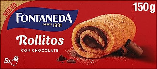 Fontaneda Rollitos de Bizcocho con Crema de Chocolate 150g