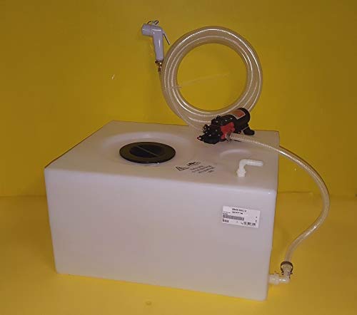 Fonti Snc Kit de ducha con bomba autoclave de 12 V y depósito para agua barco náutica caravana