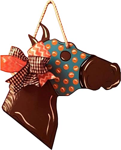 Formas siluetas de madera para decorar e pintar infantiles animales navidad fiestas manualidad familiar (Caballo, 14 cms)