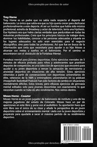 Fortaleza Mental Para Jóvenes Deportistas: Ocho ejercicios mentales de 5 minutos de eficacia probada para niños y adolescentes que practican deportes de competición