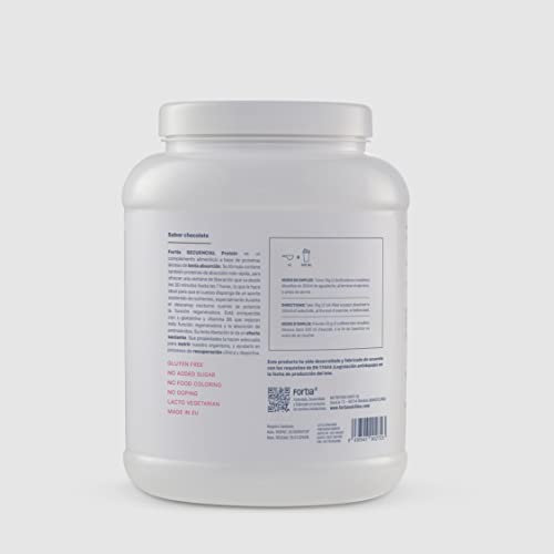 FORTIA – Secuencial Protein. Proteína de Liberación Lenta.Sabor Chocolate 900g