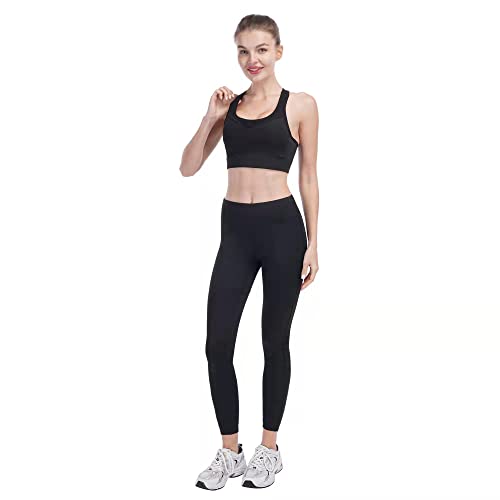 FRECINQ Conjuntos Deportivos para Mujer 5 Piezas Suave Transpirable Cómodo Mujer Chándales Ropa de Correr Yoga Fitness Pilates