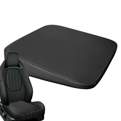 Frifer Cojín de asiento de cuña, cojín elevador de asiento de coche elevador, asiento de conductor de personas cortas, cojín ergonómico inclinado para mujeres, hombres, conductores, personas cortas