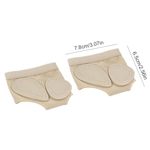 FSYXK 2 Pares Almohadillas para Danza NIÑOS Y Adultos- Almohadillas Anti-derrp Antes depie para Danza clásica Ballet Yoga Gimnasia Jazz Moderno-protección para pies,M