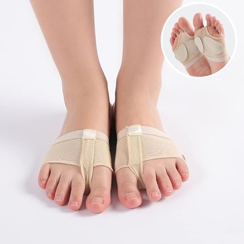 FSYXK 2 Pares Almohadillas para Danza NIÑOS Y Adultos- Almohadillas Anti-derrp Antes depie para Danza clásica Ballet Yoga Gimnasia Jazz Moderno-protección para pies,M