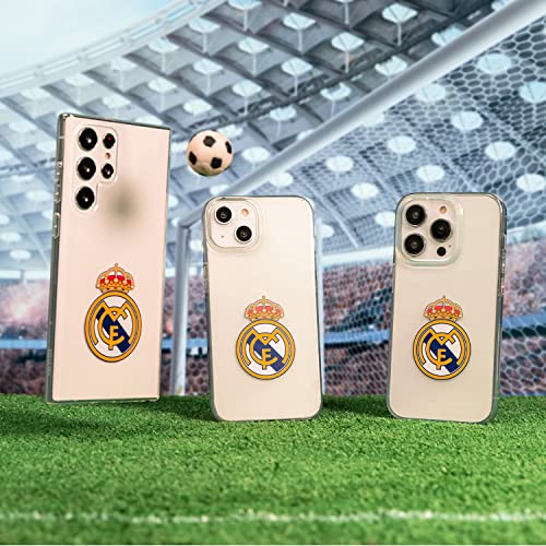 Funda para Xiaomi Redmi 12 del Real Madrid Escudo Real Madrid tansparente para Proteger tu móvil. Carcasa de Silicona Flexible con Licencia Oficial Real Madrid