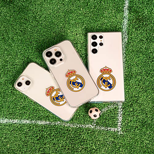 Funda para Xiaomi Redmi 12 del Real Madrid Escudo Real Madrid tansparente para Proteger tu móvil. Carcasa de Silicona Flexible con Licencia Oficial Real Madrid