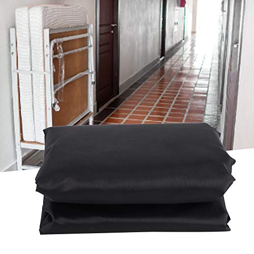 Funda Plegable 80 para Cama IKEA 80X190 Negro Funda De Cama Plegable Portátil Muebles Deportivos para Uso Interior Exterior 85X33X107Cm (85 * 33 * 107cm)