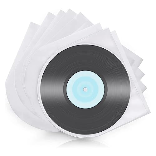 Fundas para Discos De Vinilo 50 Piezas Fundas para Discos De Vinilo Fundas Interiores 12 Pulgadas Fundas Protectoras Vinilo Adecuadas para Discos úNicos LP Funda Protectora Resistente Al Desgaste