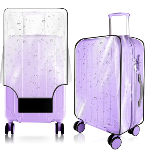 Fundas para Maletas de Viaje 28 Pulgadas Cubierta Protectora de Maleta Transparente Reutilizable, Lavable, Impermeable y a Prueba de Polvo Funda De Maleta de PVC