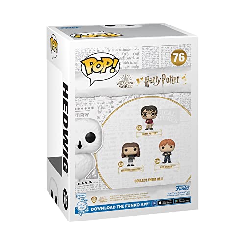 Funko Pop! & tee: Harry Potter - Hedwig - Large - (L) - Camiseta, Franela - Ropa con Figura de Vinilo Coleccionable - Idea de Regalo - Juguetes y Camiseta de Manga Corta para Adultos Hombres