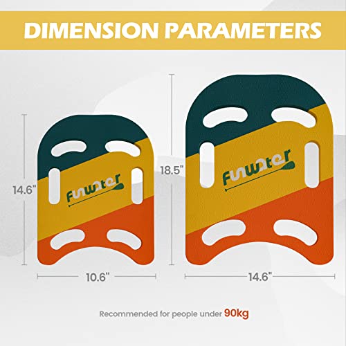 FunWater Tabla de natación Kickboard para niños y Adultos Equipo de Entrenamiento de Espuma PE Natación Tabla Ayuda para Mejorar el Estilo de natación Dibujos Animados