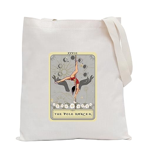 FUNYSO Tarjeta de tarot de baile de poste para regalo The Pole Dancer Tote Gift Pole Dancer Fitness Gift, The Pole Dancer Reino Unido, 28 inches