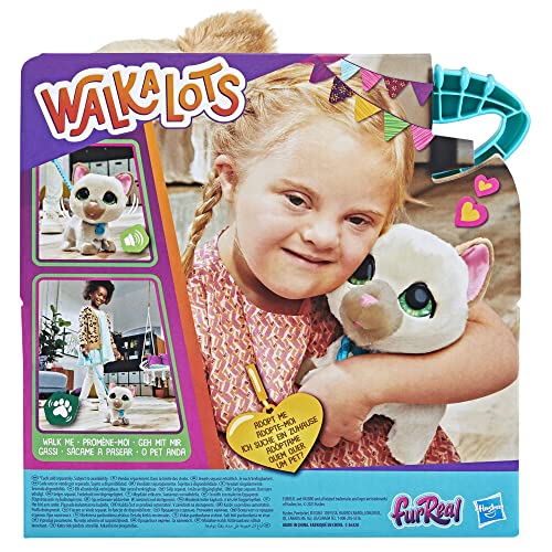 furReal Walkalots Big Wags Interactive Walking Kitty Toy for Kids, Features Sounds and Reactions, Interactive Toys for Girls & Boys