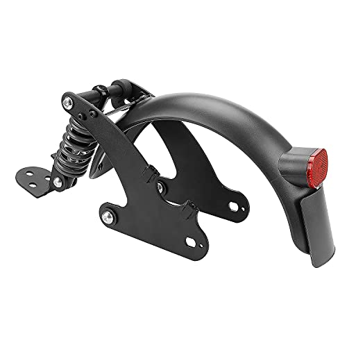 通用 Fututech - Kit de suspensión trasera para patinete eléctrico para Xiaomi M365 1S Essential Lite Amortiguador Garde-Boue Faro Trasero Accesorios Patinetes Modificación Negro para M365 1S EL)