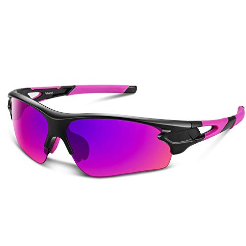 Gafas de Sol Polarizadas - Bea·CooL Gafas de Sol Deportivas Unisex Protección UV con Monturas Ligeras para Esquiando Ciclismo Carrera Surf Golf Conduciendo