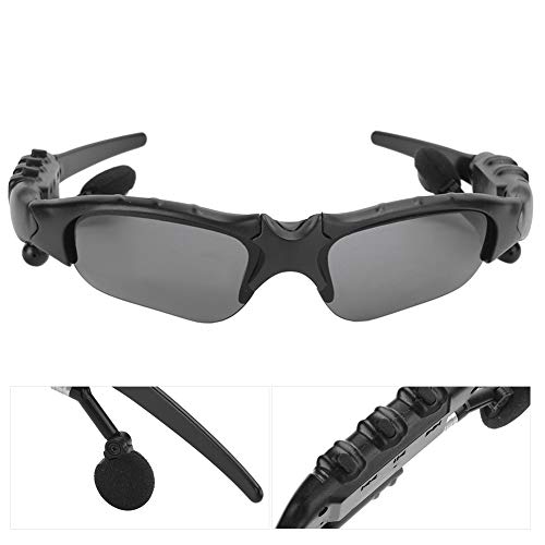 Gafas Inteligentes, Bluetooth Inalámbrico MP3 Lentes Polarizadas Llamadas de Música Gafas de Sol con Auriculares Estéreo, para Android, para Teléfono iOS, para Viajes, Playa, (Cortador de Alambre