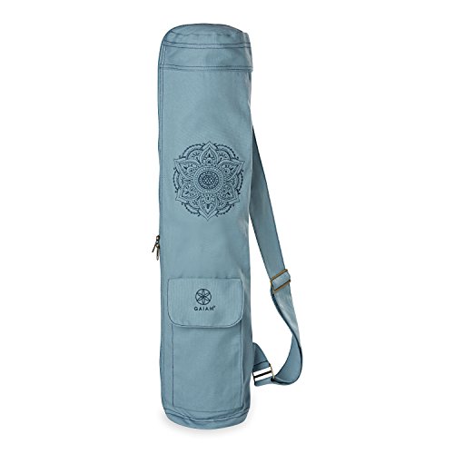 Gaiam Bordado Bolsa para Esterilla de Yoga de Carga, Niágara, 30" L x 6" Diameter