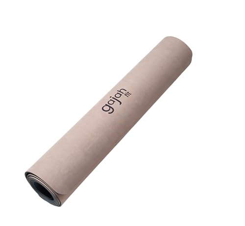 Gajah fit® - Esterilla DEPORTE, YOGA, PILATES, FITNESS antideslizante - FABRICADA INTEGRAMENTE EN ESPAÑA (BEIGE)