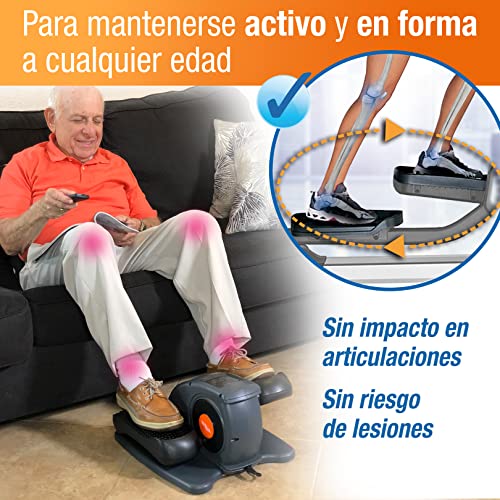 Galería del Coleccionista VIBROLEGS Elliptical Sistema de pedaleo elíptico motorizado Ejercita en casa Las piernas sin Esfuerzo para Todas Las Edades y Condiciones físicas Portátil 290€ 013600843