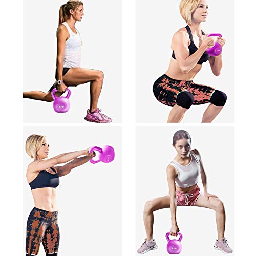 GaRcan Kettlebell Set Kettlebell, Hervidor con Mancuernas para Ejercicios para Damas, Sentadillas, Equipo de Ejercicio de Fuerza en el hogar, Peso para Las Caderas, Hervidor para Llevar, Kettleb