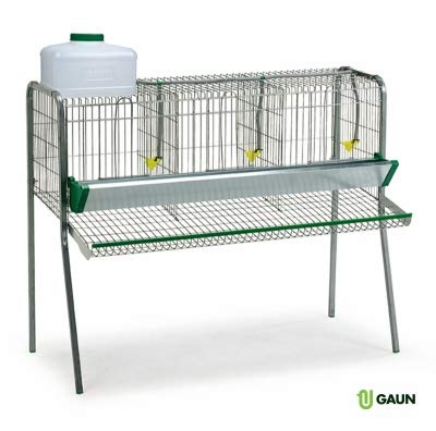 Gaun Batería para gallinas 3 departamentos.1250X650X1000