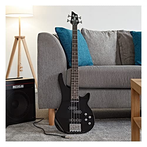 Gear4music Chicago Electric Bajo 4 String Full Size Black