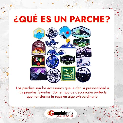 Gemelolandia | Parche Bordado Termoadhesivo Escudo de la Ciudad de Sevilla 10 cm | Muy Adherentes | Patch Stickers Para Decorar Tu Ropa | Fáciles de Poner