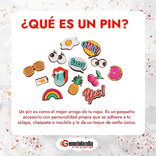 Gemelolandia | | Pin de solapa Granada CF 17x8mm | Pines Originales Para Regalar | Para las Camisas, la Ropa o para tu Mochila | Detalles Divertidos