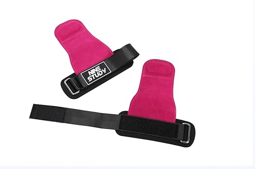 Genérico Calleras Crossfit Mujer Rosa. Protección de Callos y Lesiones articulares. Almohadilla Doble para el Confort. Grip sin Agujeros. Tamaño idóneo para Mujer.