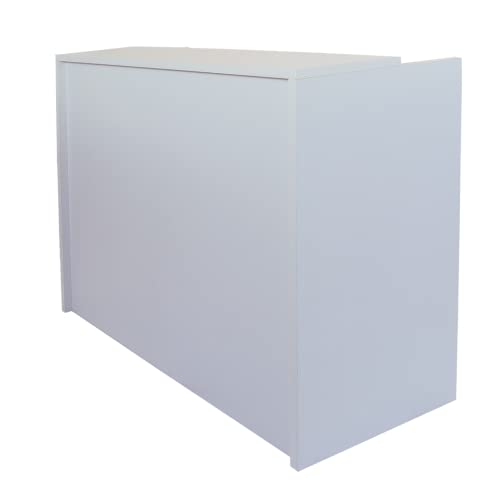 Genérico OFILIKE. Mostrador Compact. Mostrador de Recepción para Oficina. Fácil Montaje. (Blanco) (120cm Ancho)