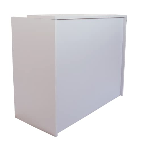 Genérico OFILIKE. Mostrador Compact. Mostrador de Recepción para Oficina. Fácil Montaje. (Blanco) (120cm Ancho)