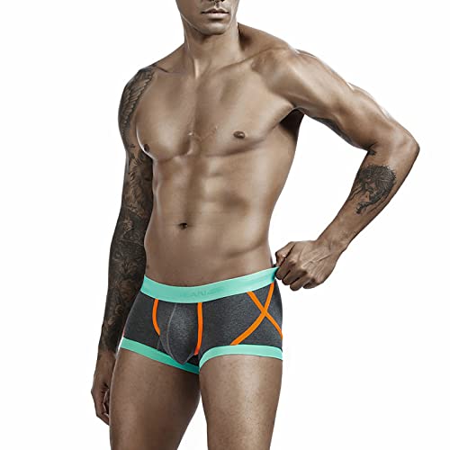 Generisch Ropa de lucha libre de algodón para hombre, calzoncillos tipo bóxer para hombre, diseño de U, pantalones de compresión para invierno, b, L