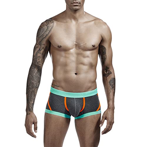 Generisch Ropa de lucha libre de algodón para hombre, calzoncillos tipo bóxer para hombre, diseño de U, pantalones de compresión para invierno, b, L