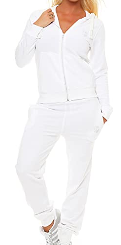 Gennadi Hoppe Chándal para mujer, Blanco., XXXXL