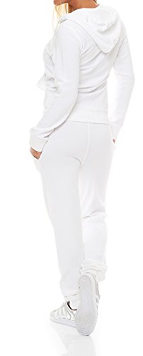 Gennadi Hoppe Chándal para mujer, Blanco., XXXXL