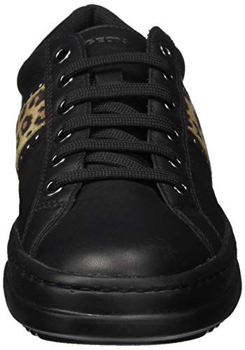 Geox D Pontoise G, Sneakers para Mujer, Negro (Black), 37 EU