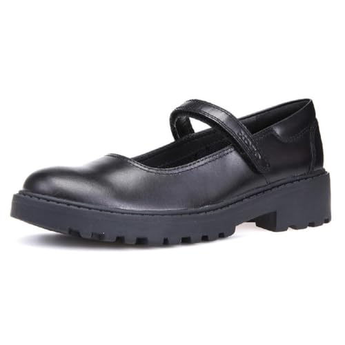 Geox J Casey Girl P, Bailarinas Niñas, Negro, 33 EU