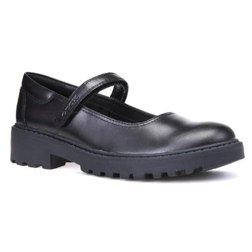 Geox J Casey Girl P, Bailarinas Niñas, Negro, 36 EU