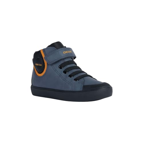 Geox J Gisli Boy F, Zapatillas, Avio Yellow, 35 EU