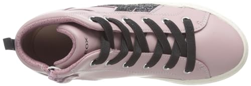 Geox J Kalispera Girl B, Zapatillas Mujer, Rosa Antigua Negra, 37 EU