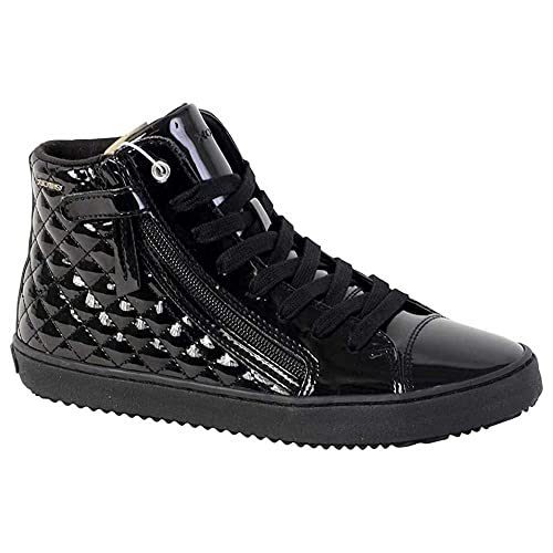 Geox J Kalispera Girl D, Sneakers Niñas, Negro, 32 EU