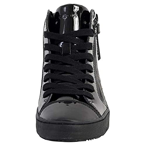 Geox J Kalispera Girl D, Sneakers Niñas, Negro, 32 EU