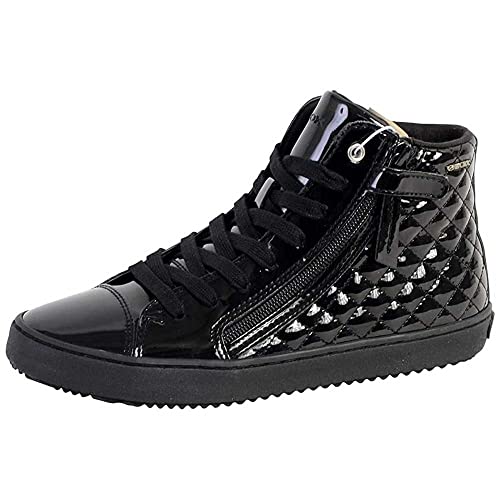 Geox J Kalispera Girl D, Sneakers Niñas, Negro, 32 EU