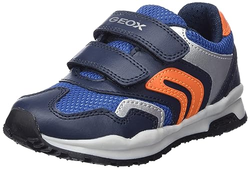 Geox J Pavel A, Zapatillas de Deporte Niños, Azul Marino, 30 EU