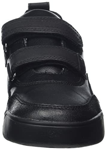 Geox J Perth Boy C, Sneakers Niños, Negro, 35 EU