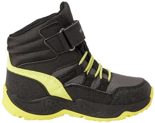 Geox J Sentiero Boy B ABX, Barco Ankle, Black Lime, 30 EU