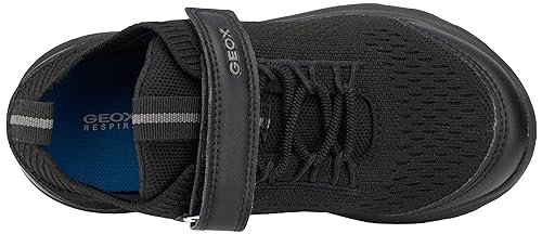 Geox J Spherica Boy C, Zapatillas Hombre, Negro, 38 EU