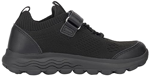 Geox J Spherica Boy C, Zapatillas Hombre, Negro, 38 EU